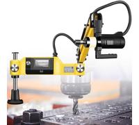 GEJLELDS Taraudeuse électrique M3-M16 0-312 TR/Min Machine à tarauder électrique Type Universel Bras Flexible Machine à tarauder Les écrous 8 Pinces de taraudage Standard ANSI