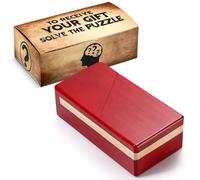 Gejoy Boîte à casse-tête secrète en bois avec compartiments cachés pour adultes et adolescents