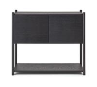 Gejst Bibliothèque Sceene bookcase C Chêne teinté noir