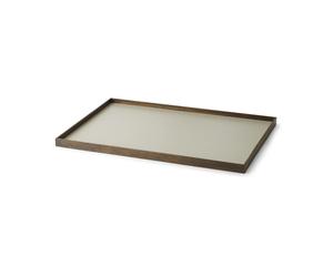 Gejst Plateau large Frame 35.5x50.6 cm Chêne fumé-gris