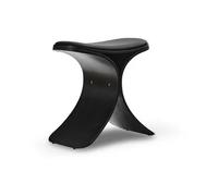 Gejst Tabouret Luno 48x28x72 cm Chêne noir-cuir noir