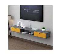 GEK208130 Accueil Meuble TV Flottant 63'' avec Portes, étagère TV Flottante, Centre de Divertissement Flottant for Salon Cabinet