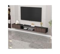 GEK208130 Accueil Meuble TV Flottant, Console multimédia Murale, étagères flottantes avec Porte Cabinet