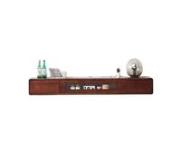 GEK208130 Accueil Meuble TV Flottant, étagères TV murales avec Porte, Meuble TV Flottant for Chambre à Coucher et Salon Cabinet(Bruin,Petit)