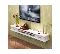 GEK208130 Accueil Meuble TV Flottant, Meuble TV Flottant, Meuble TV for Salon, Meuble Mural de Divertissement Cabinet(Blanc)