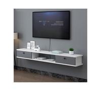 GEK208130 Accueil Meuble TV Mural, étagère TV Flottante for Salon et Chambre à Coucher Cabinet