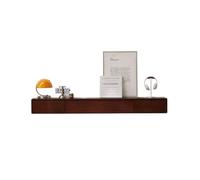 GEK208130 Accueil Meuble TV Mural Flottant avec 2 tiroirs et Console multimédia Cabinet(Bruin,Petit)