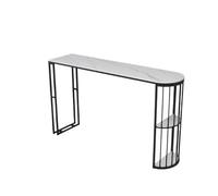 GEK208130 Accueil Table de Bar de Luxe légère en Bois Massif, Table de Cuisine Simple et Haute avec Pieds en métal Robustes Table de comptoir(XL)