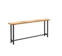 GEK208130 Accueil Table de Bar Murale rétro en Fer forgé, Simple, étroite, Longue et Haute, Table de Cuisine en Bois Table de comptoir(XXL)