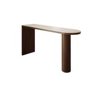 GEK208130 Accueil Table de Bar rectangulaire avec Cadre en Bois Robuste, idéale for la Cuisine, la Salle à Manger et Le Salon. Table de comptoir(160 * 45 * 105cm)
