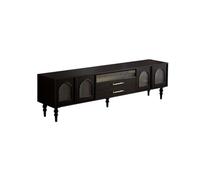 GEK208130 Banc TV Meuble de Rangement cloisonné de Grande capacité Meuble TV Salon sur Pied Meuble TV de 1,8 mètre avec Pieds d'armoire en Bois Massif Meuble TV