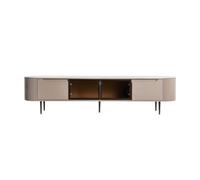 GEK208130 Banc TV Meuble TV sur Pied en Ardoise et Verre trempé, Meuble de Rangement à Porte, Salon, Meuble de Rangement à Domicile Meuble TV