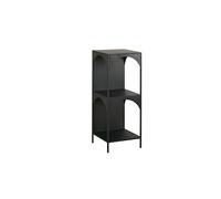 GEK208130 Bibliotheque Livre Petite bibliothèque créative, étagère de Rangement d'angle, Armoire Murale étroite, Armoire de Rangement en Fer, bibliothèque d'angle Bibliothèque(Noir,S)