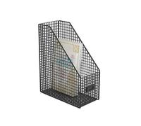 GEK208130 Bureau Porte-revues Vertical en métal for Bureau, étagères et Livres Organiseur(Noir)