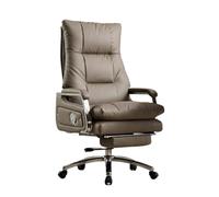 GEK208130 Chaise de bureau en cuir de qualité supérieure - Chaise de bureau avec fonction allongée - Chaise d'ordinateur pour la maison et le bureau - Chaise pivotante confortable