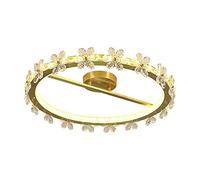 GEK208130 Chambre Lampe de plafond en cristal cuivre for chambre à coucher principale, lampe ultra-mince for enfants, lampes et lanternes for porche allée Décoration