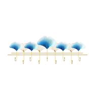 GEK208130 Crochet pour Manteau et Chapeau Porte-Manteau Mural créatif en métal for entrée, Crochets for vêtements sans Trou Crochets(Blue,Grand)
