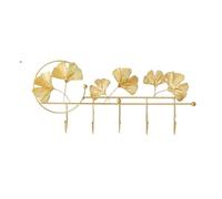 GEK208130 Crochet pour Manteau et Chapeau Porte-Manteau Mural en métal for vêtements, Peignoirs, Sacs, clés et Serviettes. Crochets(Gold)