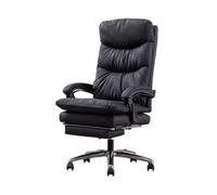 GEK208130 Fauteuil de Bureau Chaise d'ordinateur Ergonomique, Chaise de Patron de Maison, inclinable, pivotante, Confortable, for Jeu sédentaire, siège de Pause déjeuner Chaise de Bureau(Noir)