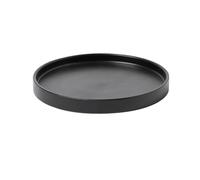 GEK208130 Jardin Bac à Plantes Rond, Soucoupe for jardinière de Balcon, Salon, Grande Taille Plantes en Pot(Noir,3XL)