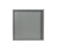 GEK208130 Jardin Bac de Drainage carré de Style Moderne, Soucoupe for Pot de Fleurs en résine synthétique for Salon et Balcon Plantes en Pot(Grigio,Grand)
