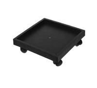 GEK208130 Jardin Bac de Drainage for Plantes avec roulettes, Pots de Fleurs carrés, brouette Plantes en Pot(Noir)