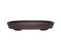 GEK208130 Jardin Bac d'égouttage for Palette de Plantes de Jardin 14,1 Pouces, for Pot de Fleurs d'intérieur et d'extérieur en Argile et Sable Violet Plantes en Pot(Noir)
