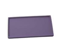 GEK208130 Jardin Bac d'égouttage rectangulaire Simple for palettes, Soucoupe for Pot de Fleurs en céramique for intérieur et extérieur Plantes en Pot(Purple,Petit)