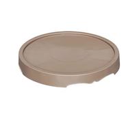 GEK208130 Jardin Bac d'égouttage Rond for Plantes de Jardin, Supports for palettes, Soucoupe for Pot de Fleurs en résine Plantes en Pot(Bruin,Petit)
