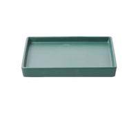 GEK208130 Jardin Grande Soucoupe en céramique for Plantes, bac à Fleurs carré for l'intérieur et l'extérieur Plantes en Pot(Green,XXL)
