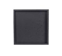 GEK208130 Jardin Grande Soucoupe for jardinière, bac d'égouttage, Palette carrée en résine synthétique for Plantes d'intérieur et d'extérieur Plantes en Pot(Noir,3XL)