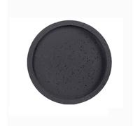 GEK208130 Jardin Grande Soucoupe for jardinière, bac d'égouttage, Palette Ronde en résine synthétique for Plantes d'intérieur et d'extérieur Plantes en Pot(Noir,XL)