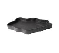GEK208130 Jardin Grande Soucoupe irrégulière en céramique d'argile Violette, récipient for Arrangement Floral, Assiette à Fleurs Chinoise Zen Plantes en Pot