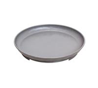 GEK208130 Jardin Grandes soucoupes de Jardin for Plantes, Pots de Fleurs Ronds, bacs d'égouttement en résine for Salon et Balcon Plantes en Pot(Grigio,Grand)