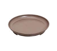 GEK208130 Jardin Grandes soucoupes de Jardin for Plantes, Pots de Fleurs Ronds, bacs d'égouttement en résine for Salon et Balcon Plantes en Pot(Bruin,Petit)