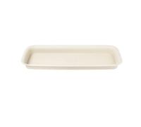 GEK208130 Jardin Lot de 4 soucoupes carrées en Plastique for Pots de Fleurs, bacs d'égouttage, Accessoires de Jardinage Plantes en Pot(Grand)