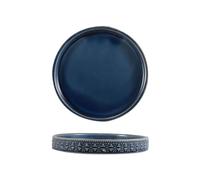 GEK208130 Jardin Palette de Plantes en Relief rétro de Luxe et légère, for Jardinage Domestique, Soucoupe et bac d'égouttage Plantes en Pot(Blue,Petit)