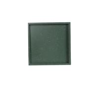 GEK208130 Jardin Plateau d'arrosage for Plantes en Imitation Ciment, bac d'égouttement carré for jardinière intérieure et extérieure Plantes en Pot(Green,Grand)