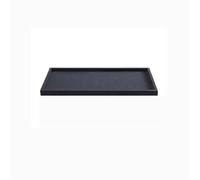 GEK208130 Jardin Plateau de récupération rectangulaire for palettes de Plantes, Soucoupe en résine synthétique for Jardinage Domestique Plantes en Pot(Noir,Grand)