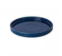 GEK208130 Jardin Plateau d'égouttage Rond et concis for palettes, Soucoupe en céramique for Pot de Fleurs intérieur/extérieur, 31,8 cm Plantes en Pot(Blue)