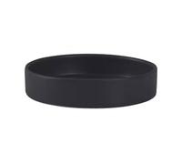 GEK208130 Jardin Plateau d'égouttage Rond et Profond for Plantes, soucoupes en céramique for Pots de Fleurs, for Le Jardinage Domestique, Trois Couleurs Plantes en Pot(Noir,Petit)
