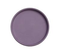 GEK208130 Jardin Plateaux d'arrosage for Plantes en céramique, soucoupes Rondes for Pots de Fleurs, for Salon, Balcon Plantes en Pot(Purple,XS)
