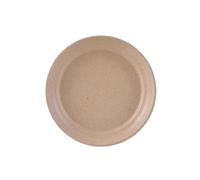 GEK208130 Jardin Plateaux d'égouttage en Fibre végétale, Soucoupe Ronde for Pot de Fleurs, for Salon, Balcon, terrasse Plantes en Pot(Khaki,Moyen)
