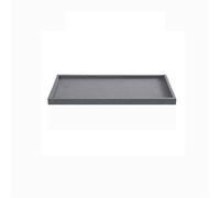 GEK208130 Jardin Plateaux d'égouttage for Plantes d'intérieur, Palette en résine synthétique, Soucoupe for jardinière, for Salon, Balcon, terrasse Plantes en Pot(Grigio,Moyen)