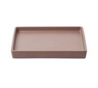 GEK208130 Jardin Pot de Fleurs carré avec Plateau d'égouttage et Grande Soucoupe en céramique for Le Jardinage à Domicile ou au Bureau Plantes en Pot(Bruin,XL)