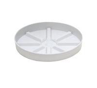 GEK208130 Jardin Soucoupe for Plantes en polypropylène, bac d'égouttement for Jardin, Maison et intérieur Plantes en Pot(Blanc)