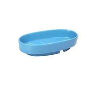 GEK208130 Jardin Soucoupe for Plantes hydroponiques, Pot de Fleurs elliptique en céramique for Bureau, bacs d'égouttage for palettes Plantes en Pot(Blue)