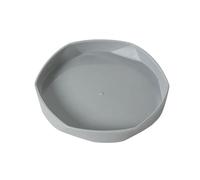 GEK208130 Jardin Soucoupe for Pot de Fleurs de Style Nordique, bac à égouttement Tendance Plantes en Pot(Grigio,Grand)