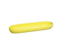 GEK208130 Jardin Soucoupe Ovale allongée for compositions Florales, bac de récupération en céramique for Plantes Jardin Plantes en Pot(Yellow)