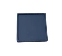 GEK208130 Jardin Soucoupes carrées for jardinières de Bureau, Jardinage Domestique for bacs d'égouttage en céramique Plantes en Pot(Blue,Petit)
